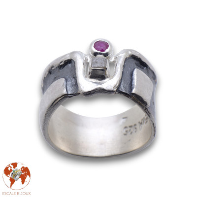 bague créateur argent