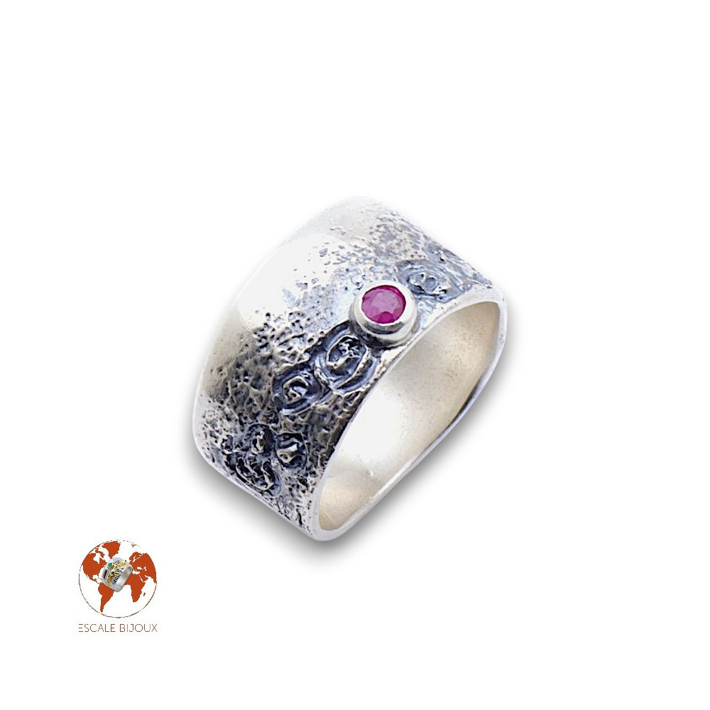 bague femme rubis