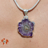 améthyste stalactite bijou