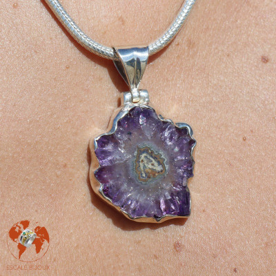 améthyste stalactite bijoux