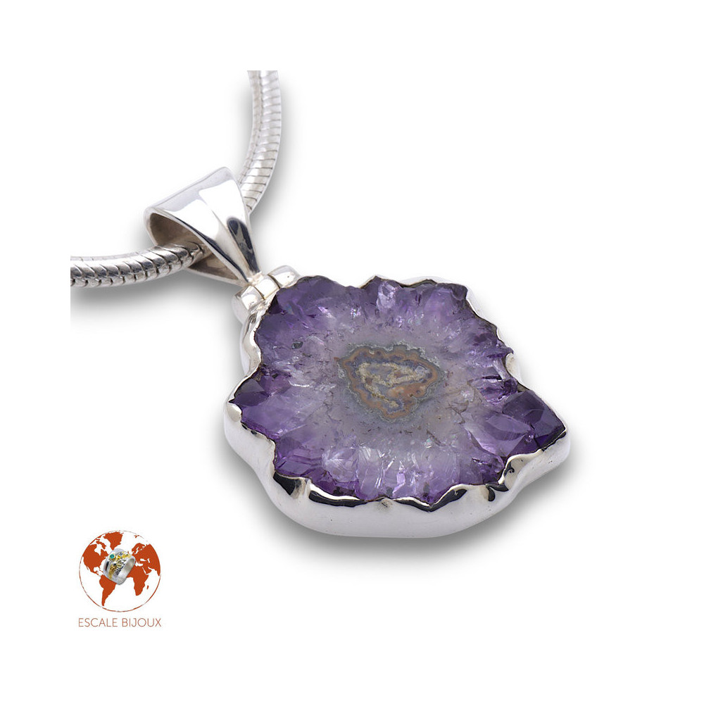 amethyst stalactite pendant