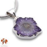 amethyst stalactite pendant