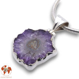 pendentif améthyste naturelle