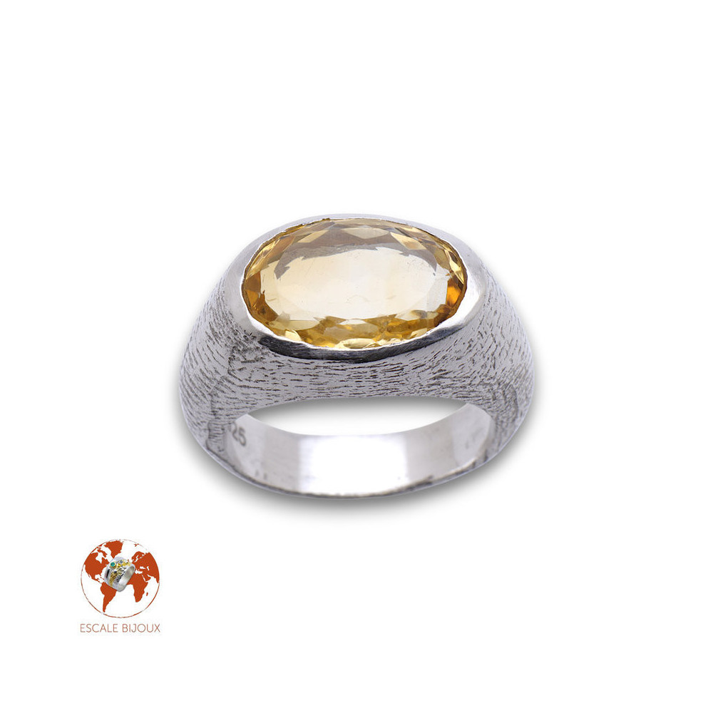 bijou citrine femme