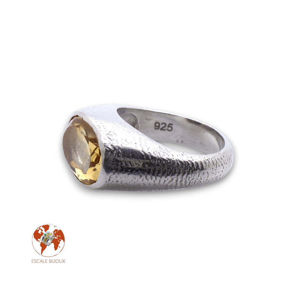 citrine bague