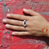 bague grenat femme