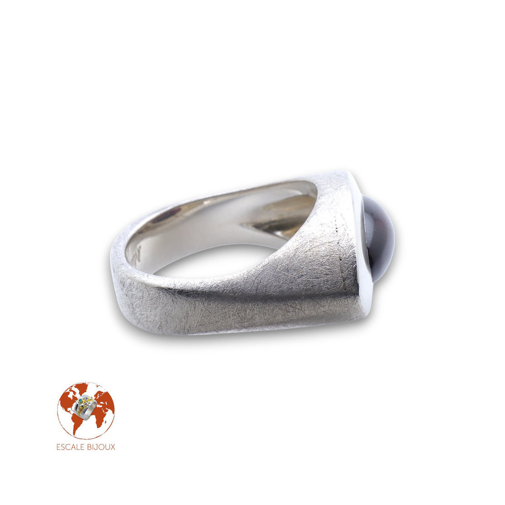grenat bague femme