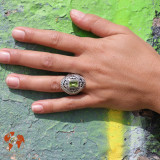 péridot bague
