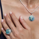 pendentif ormeau abalone coquillage