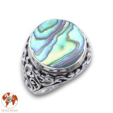 bague nacre abalone