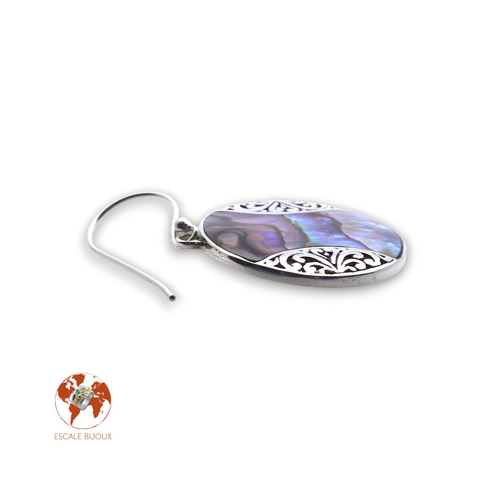 boucles d oreilles abalone