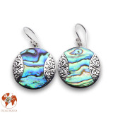 boucles d oreilles nacre abalone