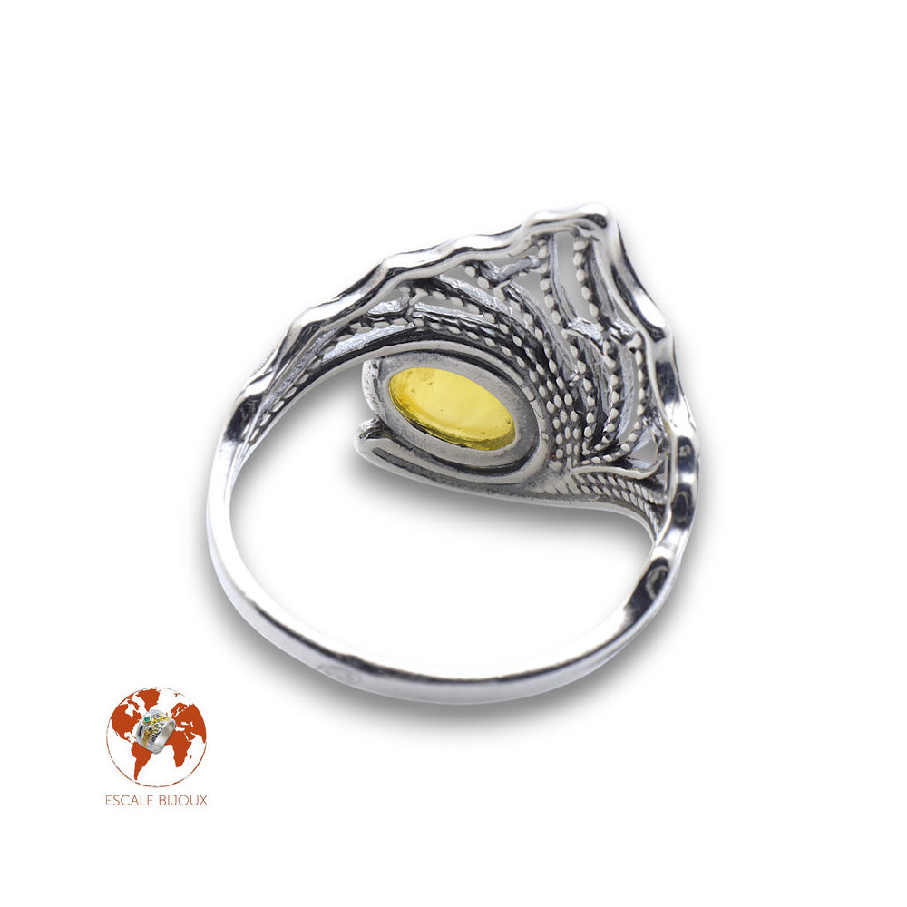 ambre bague bijou