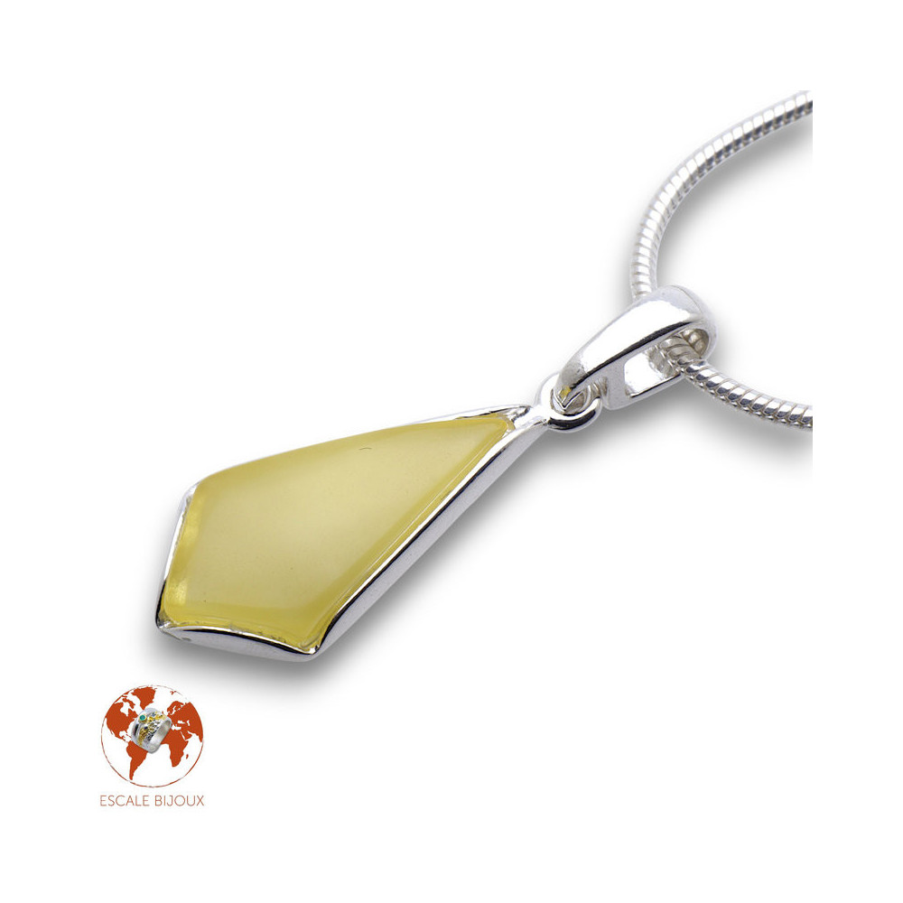 pendentif ambre femme