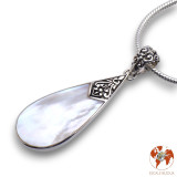 pendentif nacre argent