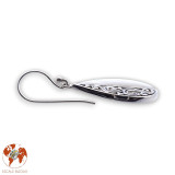 boucles d oreilles nacre et argent