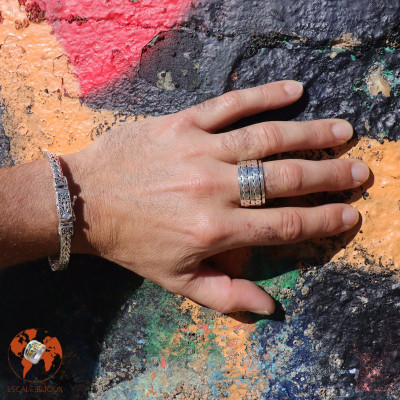 bague argent homme 925