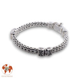 bracelet maille argent homme