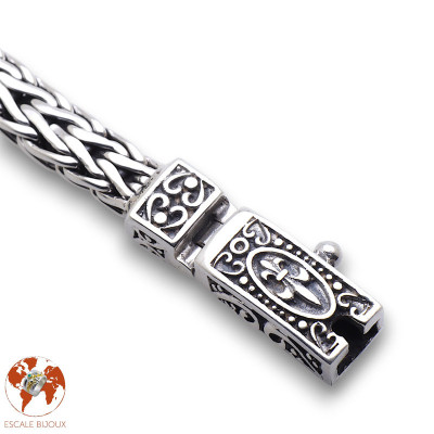 bracelet homme argent massif