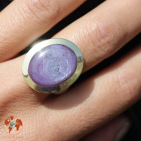 bague argent rubis femme