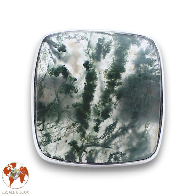 bague agate mousse femme