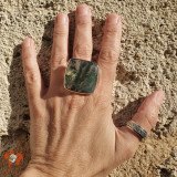 agate mousse bague