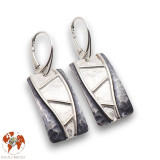 boucles d'oreilles argent pendantes