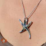 bijoux etoile de mer argent