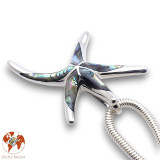etoile de mer pendentif argent