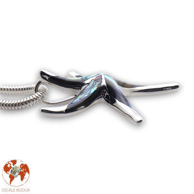 étoile de mer pendentif abalone