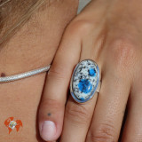 pierre k2 bague femme