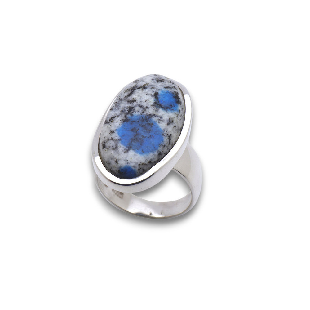 bague en argent et k2