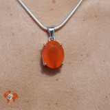 cornaline pendentif