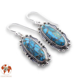 turquoise boucle d oreille