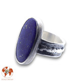 bague argent lapis lazuli