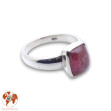 bague tourmaline rose