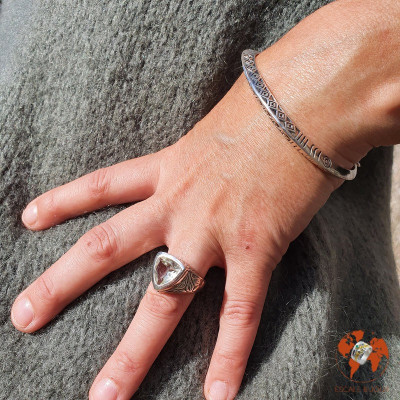 jonc argent 925 femme