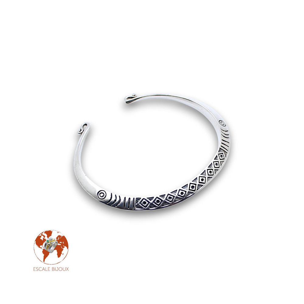 bracelet jonc en argent pour femme