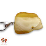 pendentif ambre femme
