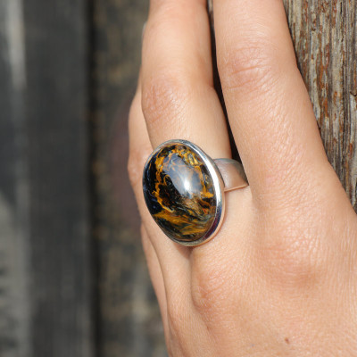 pietersite bijoux argent