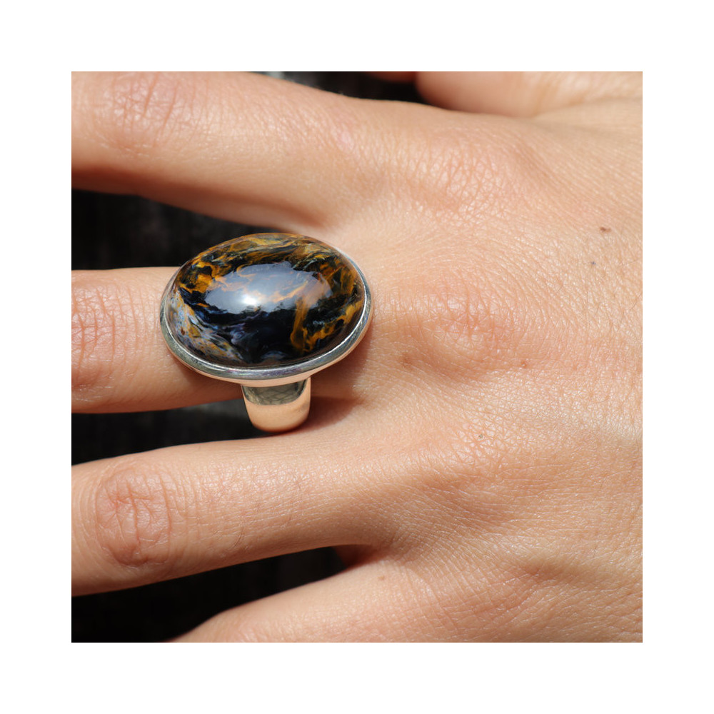 bijoux argent avec pietersite