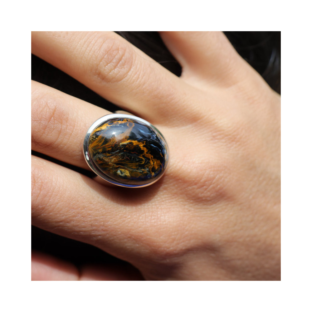 bijoux argent pietersite namibie
