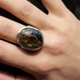 bijoux argent pietersite namibie