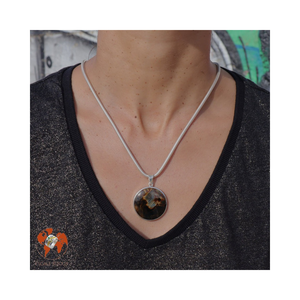 pietersite pendentif