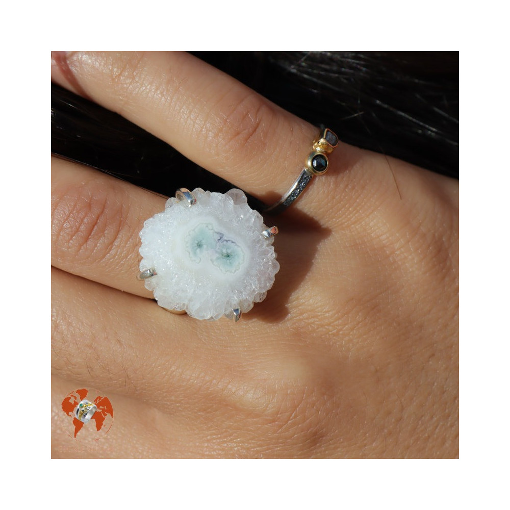 quartz solaire bague