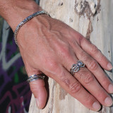 bague poulpe homme
