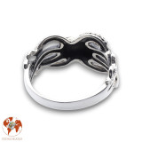 bague pieuvre argent