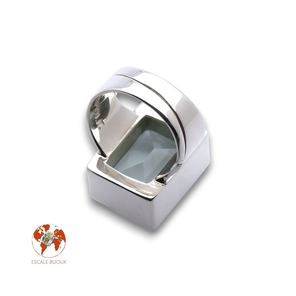 bague obsidienne femme