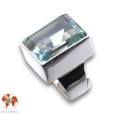 obsidienne bleue bague