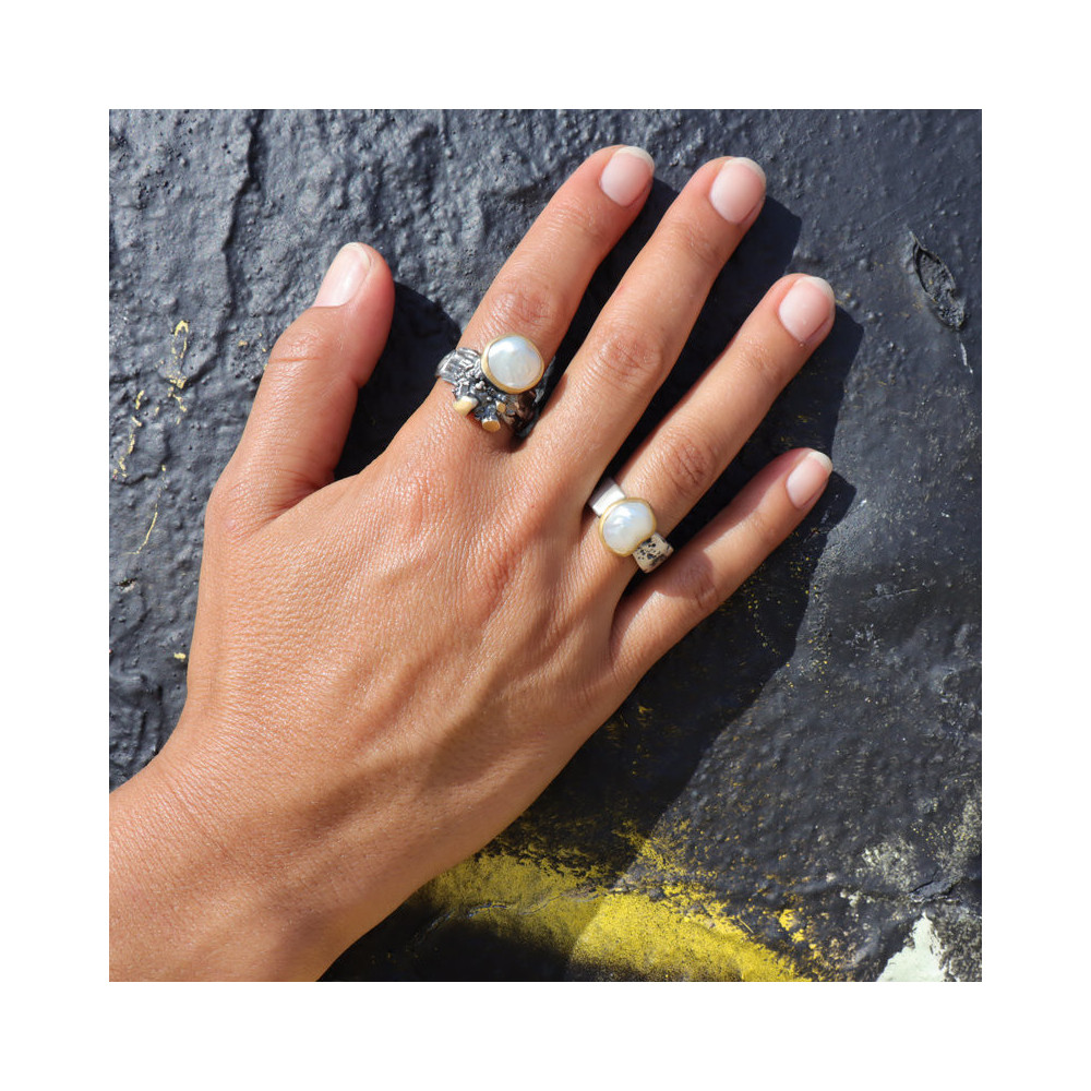nacre blanche bijoux de créateur
